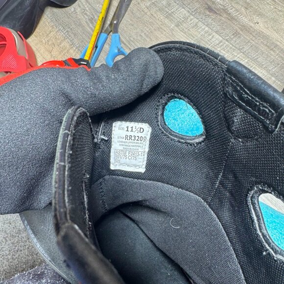 Tony Lama 3R Steel Toe Grizzly Black Leather Western Work Boots Men's Size 11.5 - Picture 5 of 7